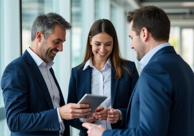 Echipa Fero Consult în mediul de lucru profesional